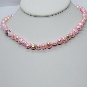 New, Austrian Crystal, Stamped Necklace, in Stainless Steel, 24 inches